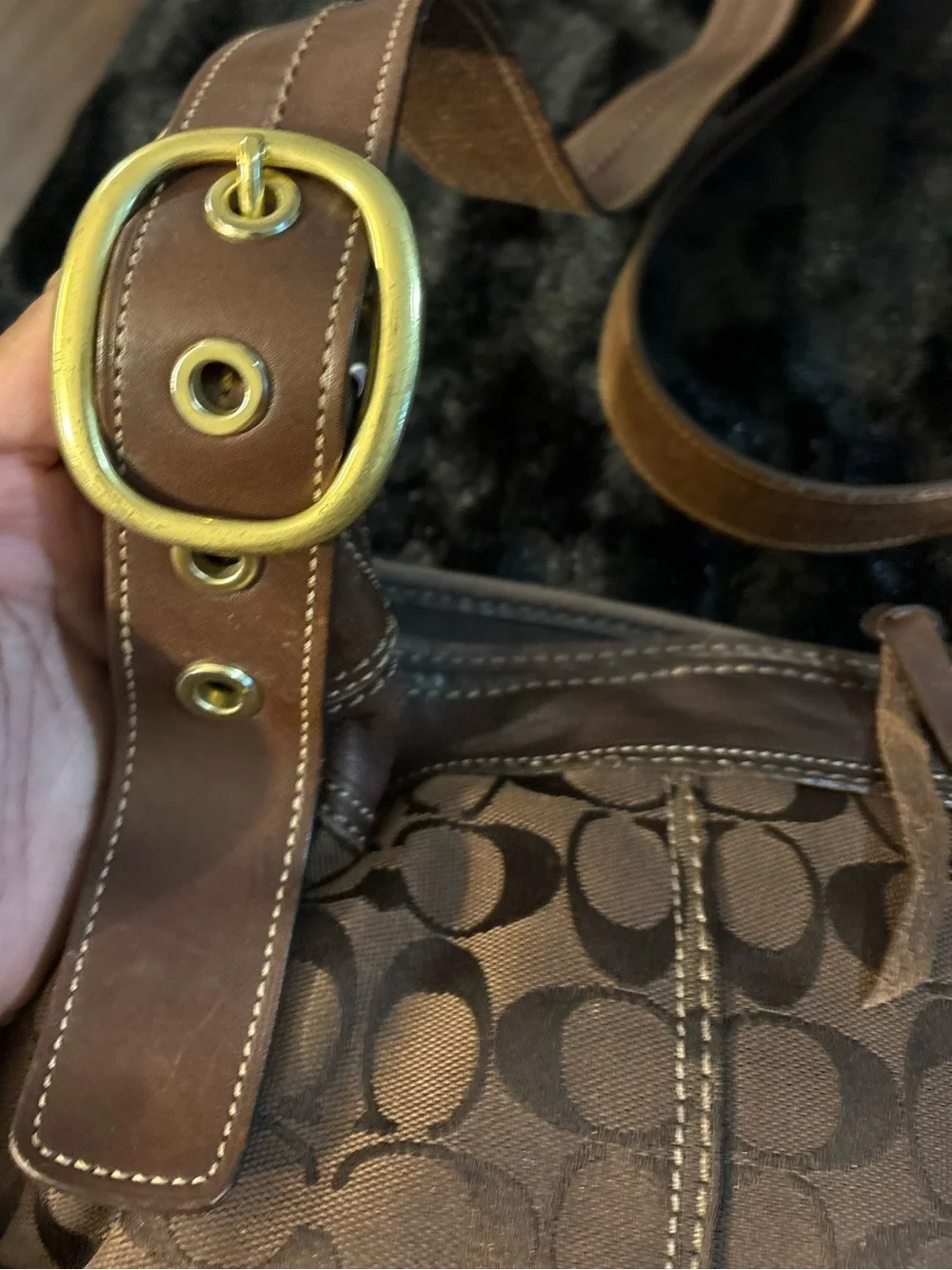 Coach stylish brown
